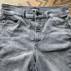 Express Women's Gray Skinny Jeans